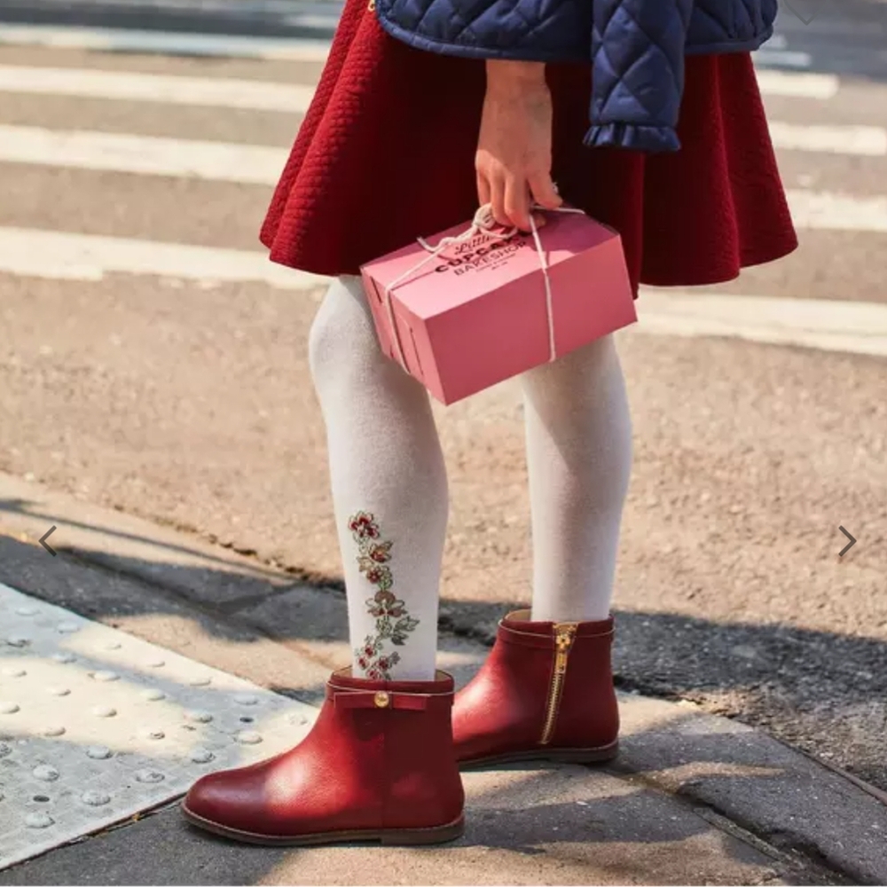 Janie and Jack Side Zip Ankle Booties